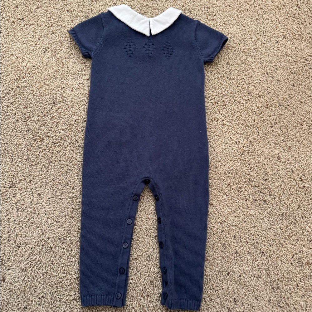 Janie and jack knit romper